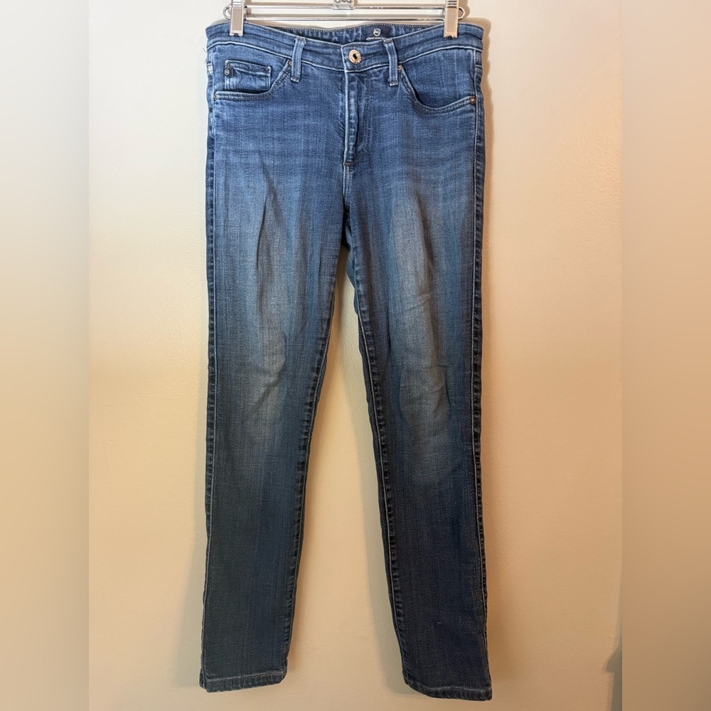 AG Jeans Women's Prima Jetsetter Mid Rise Cigarette Skinny Medium Wash Size 26R